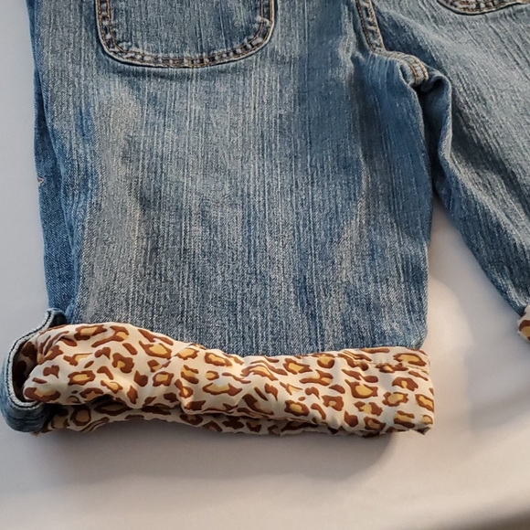 Cheetah Girls blue jeans shorts w/ cheetah designs - Picture 10 of 13